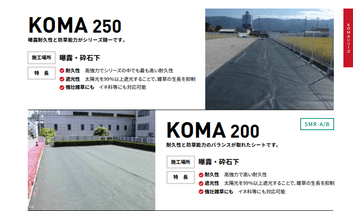 小泉製麻株式会社（KOMAシリーズ）の画像